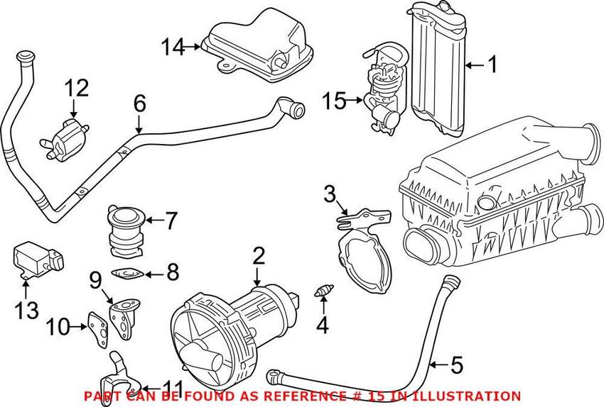 VW Leak Detection Pump 1J0906201B